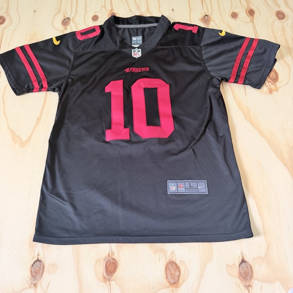 San Francisco 49ers Jersey Mens Large NFL Football Nike Dri Fit Garoppolo
